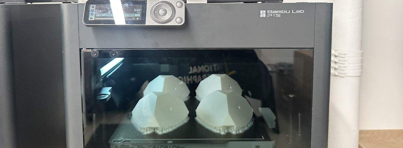 Bot modules printing on the Bambu Lab P1S